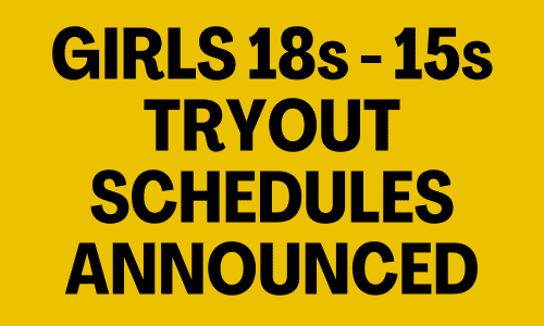 Tryout Schedules Announced